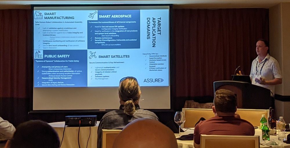 Benjamin Larsen at TCG members meeting