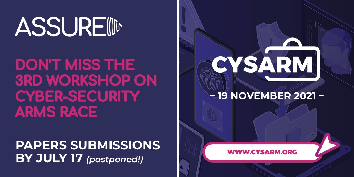 CYSARM Workshop - Call for paper